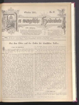 Oktober 1885. Nr. 10