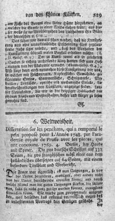 Dissertation sur les penchans, qui a remporté le prix proposé pour l'anneé 1748 par l'académie royale de Prusse avec les pièces, qui ont concouru.