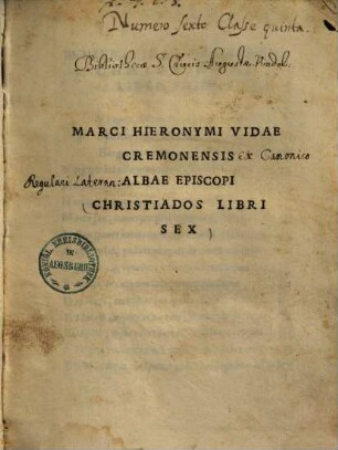 Christiados Libri Sex