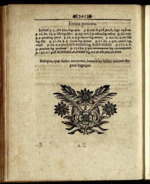Errata potiora.