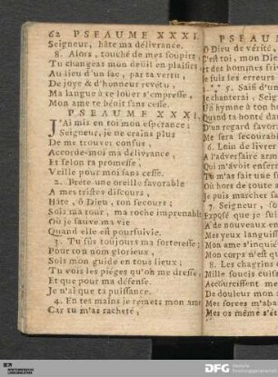 [Pseaume XXXI. bis XL.]