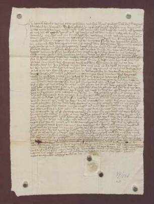 Kundschaften über den Lindenhart und andere Waldungen in der Gemarkung von Malsch und die daran der Gemeinde Malsch und anderen Gemeinden zustehenden Rechte