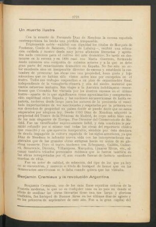 Benjamín Cremieux y la revolución argentina