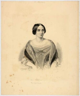 Hüssener, Auguste: Porträt Jeanne-Anaïs Castellan