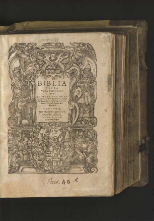 Biblia Sacra Veteris & Novi Testamenti