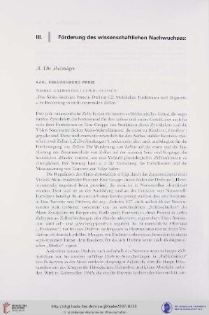 A. Die Preisträger