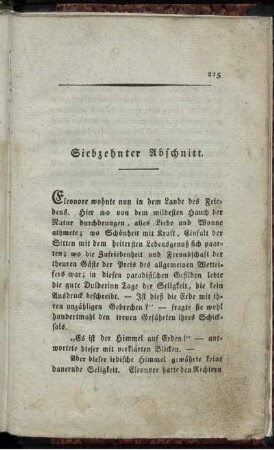 Siebzehnter Abschnitt.