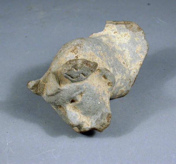 Fragment of a clay vessel