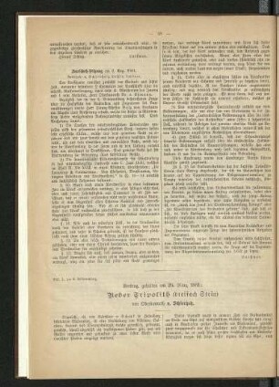Ausschuß-Sitzung am 6. Aug. 1881. Laistner