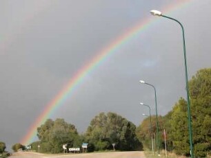 Regenbogen bei Selinunt