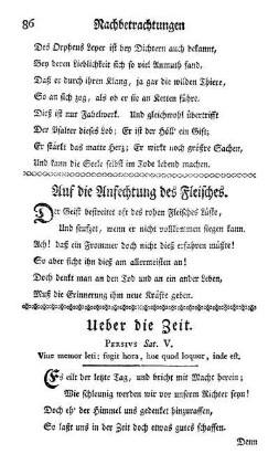 Auf die Anfechtung des Fleisches