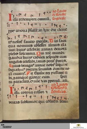 Nachtrag zum Hymnar