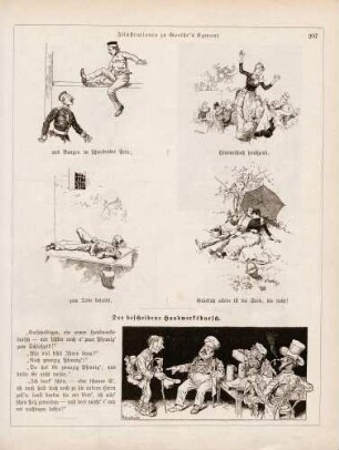 "Illustrationen zu Goethe's Egmont" "Der bescheidne Handwerksbursch"