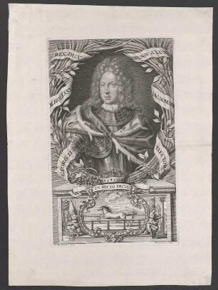 Porträt Georg I., König von England (1660-1727)