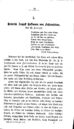 Heinrich August Hoffmann von Fallersleben