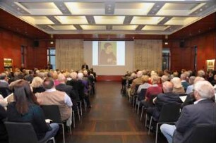 SLUB, Ausstellung "Luthers Lieder" : Ausstellungseröffnung am 22. September 2012 im Vortragssaal
