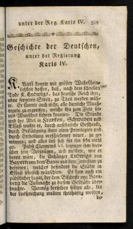 589-599, K. Karl konnte mit größter Wahrscheinlichkeit hoffen, daß, nach dem schnellen Tode K. Ludwigs, ...