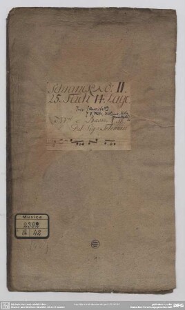 Quartets - Mus.2392-Q-42 : fl, vl, vla, bc - g; TWV 43:g 4