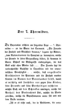 Der 7. Thermidor.