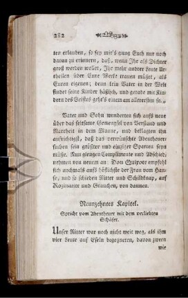 Neunzehntes Kapitel. Spricht vom Abentheuer mit dem verliebten Schäfer.