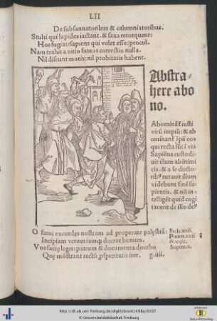 De subsannatoribus et calumniatoribus