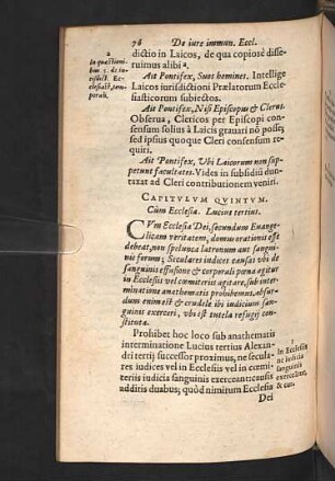 Capitulum quintum.