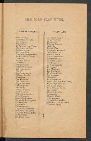 Obras de los mismos autores