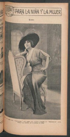 Modas - Traje de calle, de "charmeuse" [...] - [Fotografía]