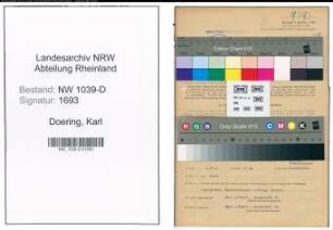 Entnazifizierung Karl Doering , geb. 03.07.1888 (Ingenieur)