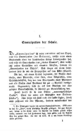 Emancipation der Schule