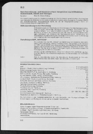 Hilfseinrichtungen der Forschung