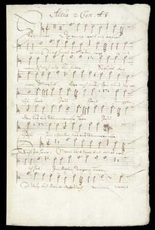 Altus 2 Chori A 8 (Herzlich lieb hab ich dich)