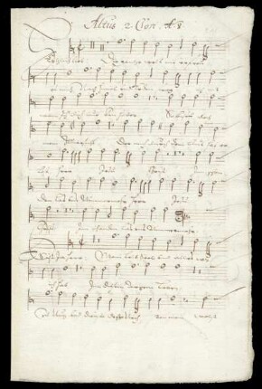 Altus 2 Chori A 8 (Herzlich lieb hab ich dich)