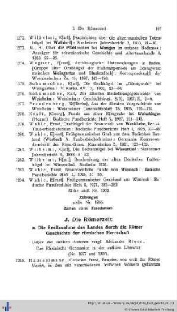 3. Die Römerzeit.