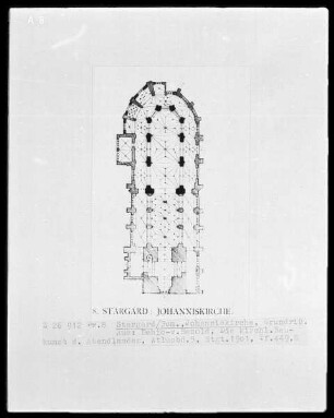 Stargard (Pommern): Grundriss der Johanneskirche