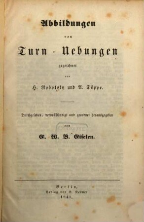 Abbildungen von Turn-Uebungen