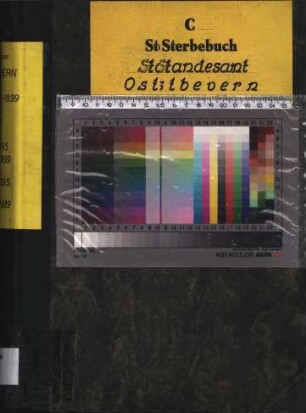 Sterberegister des Standesamtes Ostbevern von 1895 (Urkunden-Nr. 1-71), von 1896 (Urkunden-Nr. 1-57), von 1897 (Urkunden-Nr. 1-58), von 1898 (Urkunden-Nr. 1-58) und von 1899 (Urkunden-Nr. 1-67)