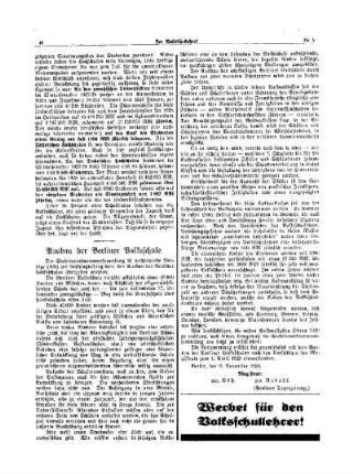 Ausbau der Berliner Volksschule