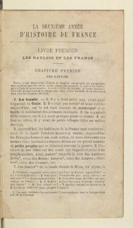 Chapitre premier Les Gaulois
