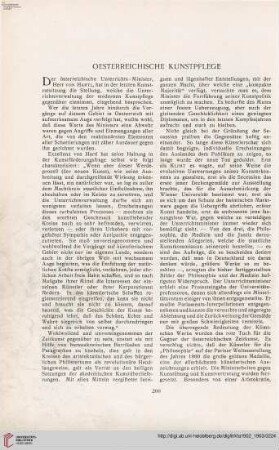 Oesterreichische Kunstpflege