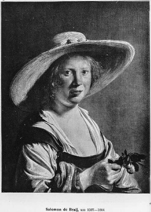 Junges Mädchen mit Strohhut