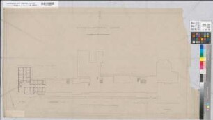 Arnsberg, Bezirksregierung, Hauptgebäude Seibertzstr. 1, Grundriss 3. Stock, Vorentwurf