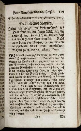 Das siebende Kapitel. - Das vierzehnte Kapitel.
