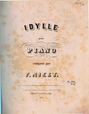 Idylle : pour piano