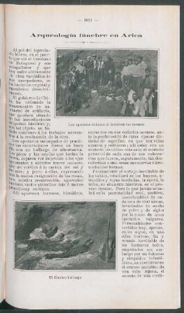 Arqueología fúnebre en Arica