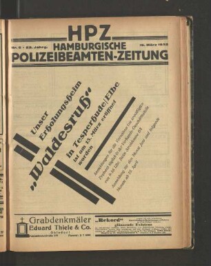 Nr. 6 * 22. Jahrg. 15. März 1932