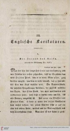 III. Englische Karikaturen