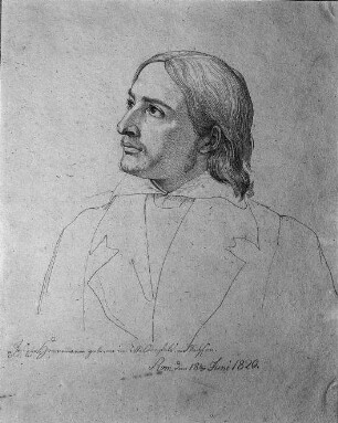 Bildnis des sächsischen Bildhauers Joseph Herrmann