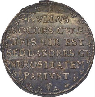 Prinzessin Erdmuthe Sophie - Rechenpfennig - Revers Brakteatenabschlag