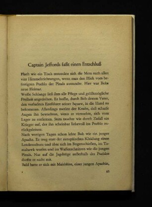 Captain Jeffords faßt einen Entschluß